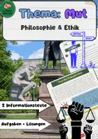 Vorschau - Arbeitsblätter - Mut im Alltag – Zivilcourage und ethische Verantwortung - Deckblatt