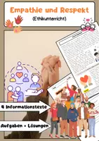 Vorschau - Arbeitsblätter - Empathie und Respekt (Ethikunterricht) - Deckblatt