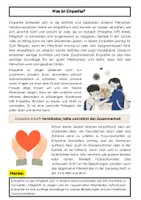 Vorschau - Arbeitsblätter - Empathie und Respekt (Ethikunterricht) - Seite 1