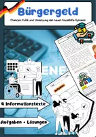 Vorschau - Arbeitsblätter - Sozialpolitik Bundle: Sozialstaat, Bürgergeld, Rente, Armut, Wohnen & Feminismus - Seite 1