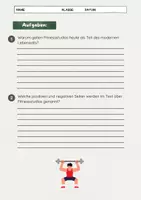 Vorschau - Arbeitsblätter - Fitnessstudios im Trend – Gesundheit, Gemeinschaft, Gruppenzwang - Seite 3