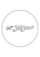 Vorschau - Mal- und Bastelvorlagen - runde Prickelbilder / Fensterbilder Thema Krokodile - Grundschule - Bastelvorlagen - Seite 3