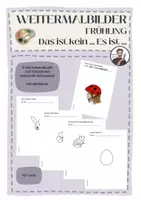 Vorschau - Mal- und Bastelvorlagen - KUNST: Weitermalbilder Frühling, Das ist kein … - Deckblatt