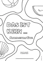Vorschau - Arbeitsblätter - KUNST: Weitermalbilder Sommer, Das ist kein … - Seite 2