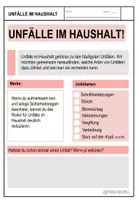 Vorschau - Arbeitsblätter - Unfälle im Haushalt - Seite 2