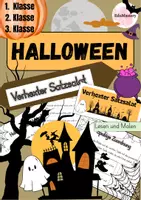 Vorschau - Unterrichtsreihen - Halloween 2. Klasse Leseförderung - Deckblatt