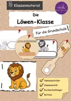 Vorschau - Lehrpläne/Lehrermaterial - Namensschilder Paket Löwe Klassentier / Klassenmaskottchen - Deckblatt