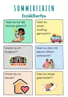 Vorschau - Arbeitsblätter - Sommerferien Erzählkarten - Seite 3