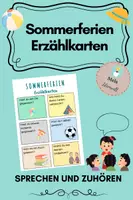 Vorschau - Arbeitsblätter - Sommerferien Erzählkarten - Deckblatt