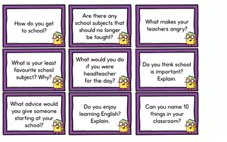 Aperçu - Jeux - School - Conversation Cards - Page 2