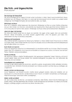 Vorschau - Arbeitsblätter - Die Früh- und Urgeschichte (Infotext und Übungen) - Deckblatt