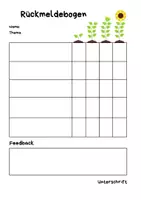 Vorschau - Unterrichtsreihen - Rückmeldebögen - Mappen, Lapbooks, Plakate, Präsentationen, Referate (Growth Mindset) - Seite 2