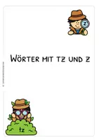 Vorschau - Arbeitsblätter - Legematerial „tz oder z“ – Einstieg, Erarbeitung & Förderung - Seite 2