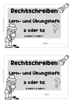 Vorschau - Arbeitsblätter - „tz oder z“ – Rechtschreibung sicher unterscheiden - selbstständiges Üben und Festigen - Seite 3