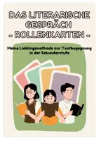 Vorschau - Aufgabenkarten - Literarisches Gespräch - Rollenkarten - Deckblatt