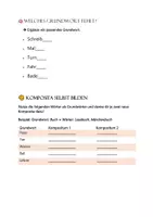 Vorschau - Arbeitsblätter - Wortbildung in Deutsch - verstehen und anwenden - Seite 1