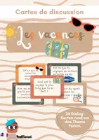Vorschau - Bildkarten - Cartes de discussion - Les vacances (Konversationskarten) - Deckblatt