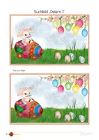 Vorschau - Anderer Materialtyp - Suchbilder "Finde die Unterschiede" zum Thema Ostern - Seite 1