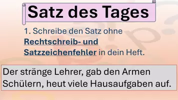 Vorschau - Arbeitsblätter - Satz des Tages Einstieg 4 Fälle Präsentation - Seite 2