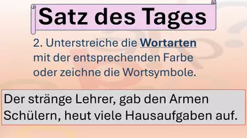 Vorschau - Arbeitsblätter - Satz des Tages Einstieg 4 Fälle Präsentation - Seite 3