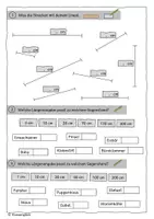 Vorschau - Arbeitsblätter - Selbstlernheft Längen 2 (mm,cm,dm,m,km) - Seite 3