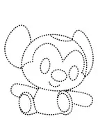 Vorschau - Mal- und Bastelvorlagen - Prickelbilder / Fensterbilder Thema Mangas - Grundschule - Bastelvorlagen - Seite 1
