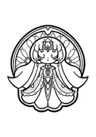 Vorschau - Mal- und Bastelvorlagen - Mandalas Thema Mangas - Grundschule - Bastelvorlagen - Seite 2