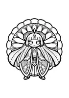 Vorschau - Mal- und Bastelvorlagen - Mandalas Thema Mangas - Grundschule - Bastelvorlagen - Seite 3