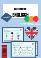 Vorschau - Stationenlernen - Months, Season & Weekdays Freiarbeit Karteikarten Englisch - Deckblatt