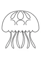 Vorschau - Mal- und Bastelvorlagen - Prickelbilder / Fensterbilder Thema Quallen - Grundschule - Bastelvorlagen - Seite 2