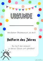 Vorschau - Anderer Materialtyp - Kindertanz Urkunden - Deckblatt
