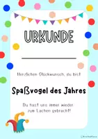 Vorschau - Anderer Materialtyp - Kindertanz Urkunden - Seite 1