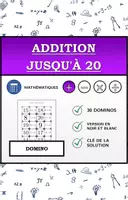 Aperçu - Feuilles d'exercices - Domino | Addition jusqu'à 20 | Activité Mathématique - Page de couverture