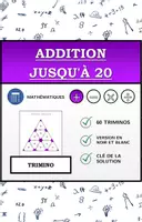 Aperçu - Feuilles d'exercices - Trimino | Addition jusqu'à 20 | Activité Mathématique - Page de couverture