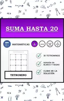 Vista previa - Hojas de trabajo - Tetrominó | Suma hasta 20 | Actividad Matemática - Portada