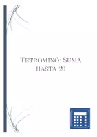 Vista previa - Hojas de trabajo - Tetrominó | Suma hasta 20 | Actividad Matemática - página 1