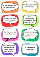 Vorschau - Arbeitsblätter - Feedback für Referate - Bildkarten mit Formulierungshilfen - Seite 1