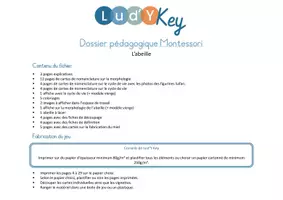 Aperçu - Jeux - DOSSIER PEDAGOGIQUE MONTESSORI ABEILLE - Page 1