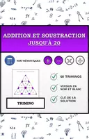Aperçu - Jeux - Trimino | Addition et soustraction jusqu'à 20 | Activité Mathématique - Page de couverture