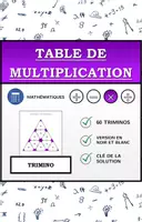 Aperçu - Jeux - Trimino | Table de multiplication | Activité Mathématique - Page de couverture
