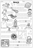 Vorschau - Arbeitsblätter - SPACE - Vocabulary Work - Seite 1