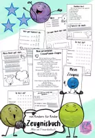 Vorschau - Arbeitsblätter - Zeugnisbuch - Eine Rückmeldung von Freunden für Freunde --> ähnlich ein Freundesbuch - Deckblatt