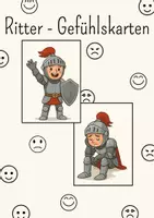 Vorschau - Bildkarten - Ritter-Gefühlskarten - Deckblatt