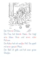 Vorschau - Arbeitsblätter - Geschichten-Maler, Heft zum ersten sinnentnehmenden Lesen - Seite 1