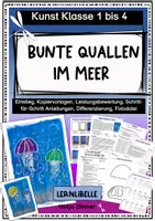 Vorschau - Unterrichtsreihen - Materialpaket Bildende Kunst Klasse 3 - mehr als 22 Kunstideen für das 3. Schuljahr - Seite 1