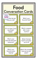 Vista previa - Juegos / Gamificación - Food - Conversation Cards - Portada