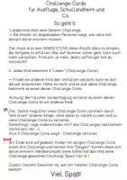 Vorschau - Spiele - Challenge-Cards für Ausflüge, Schullandheim & Co - Seite 1
