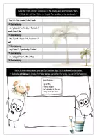 Vorschau - Arbeitsblätter - Simple Past - Summer Holidays (mixed exercises with SOLUTIONS and creative writing of a postcard)! - Seite 3