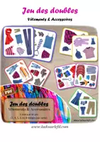 Aperçu - Apprentissages en autonomie - Jeu des doubles - Vêtements et Accessoires - Page de couverture