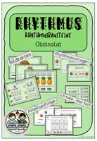 Vorschau - Arbeitsblätter - Rhythmusbausteine Obstsalat - Deckblatt